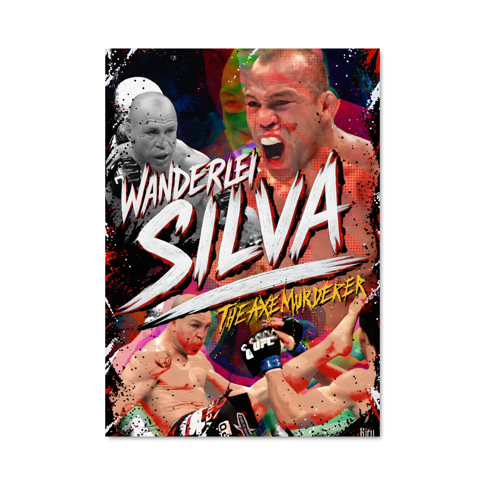Poster Wanderlei silva – affiche MMA